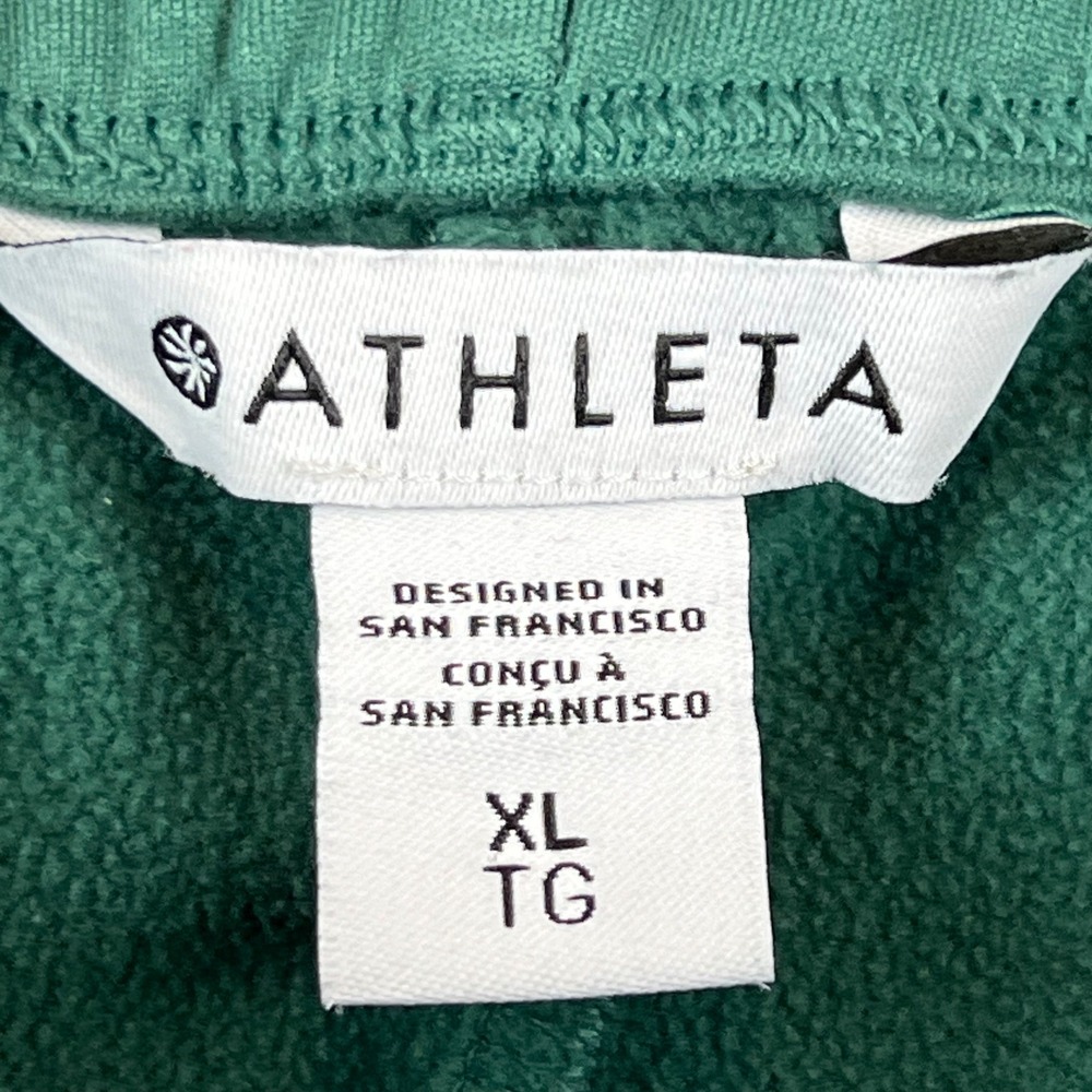 Athleta Women's Dark Green Jogger Pants Size XL Athletic Casual Comfort - Picture 4 of 11